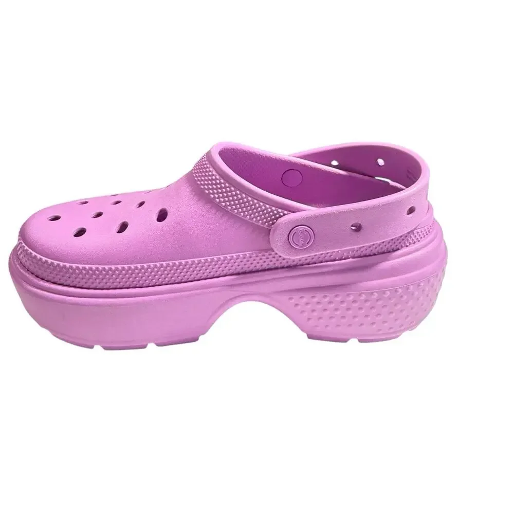 Crocs Stomp Clog unisex Pink Casual Slip On Platform Sandal SZ/ Women's /11-M-9